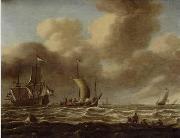 unknow artist, Seascape, boats, ships and warships.46